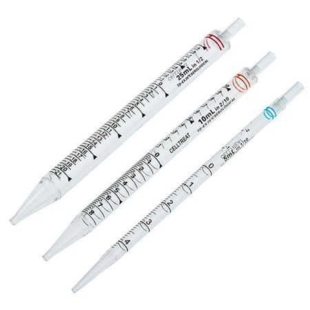 CELLTREAT - plastic/plastic wrap serological pipettes